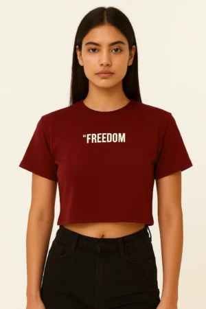 Freedom Crop Tee