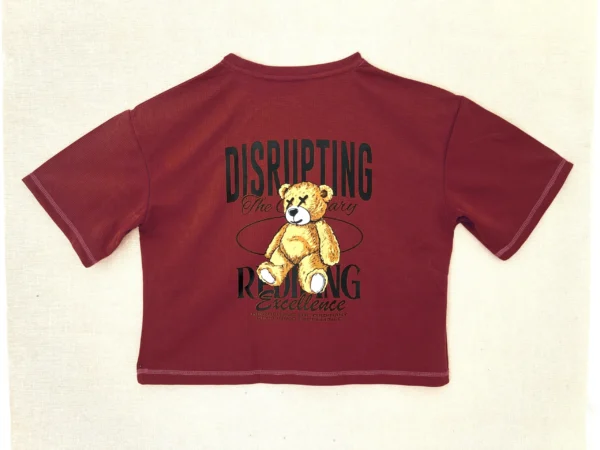 Teddy Graphic Crop Tee - Image 7
