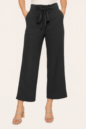 WIDE LEG PANT - BLACK