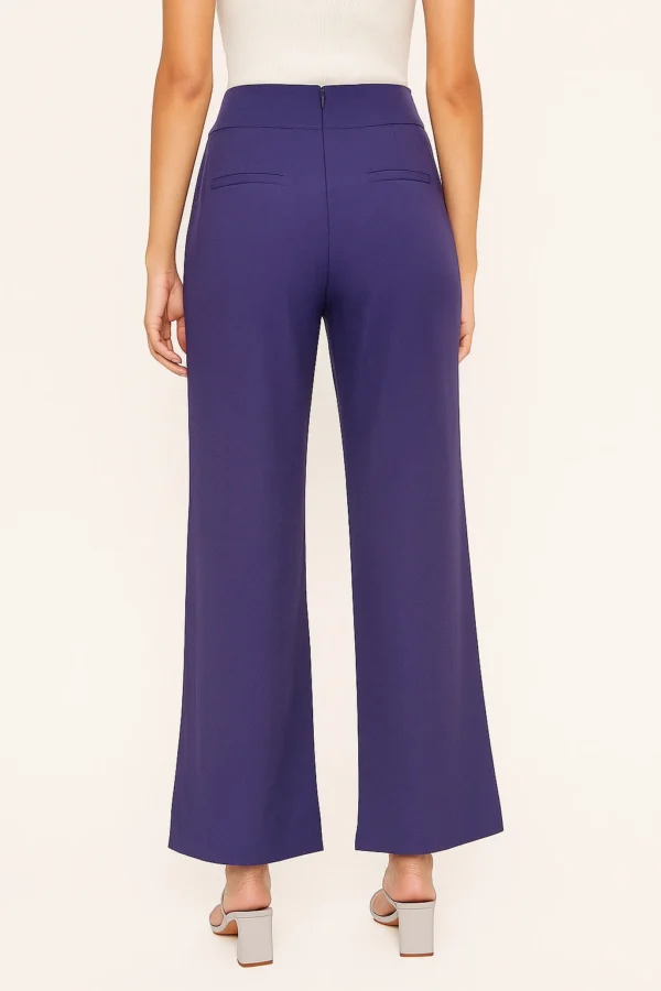 WIDE LEG PANT - NAVY BLUE - Image 2