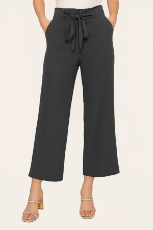 WIDE LEG PANT - GREY
