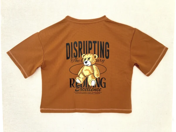 Teddy Graphic Crop Tee - Image 6