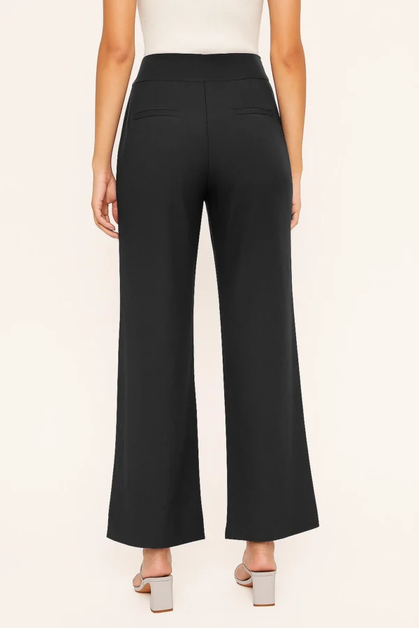 WIDE LEG PANT - BLACK - Image 2