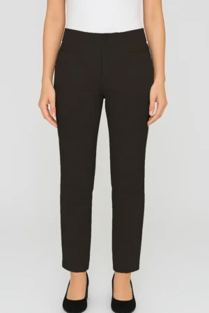 LUXE CROSS WAIST PANTS BLACK