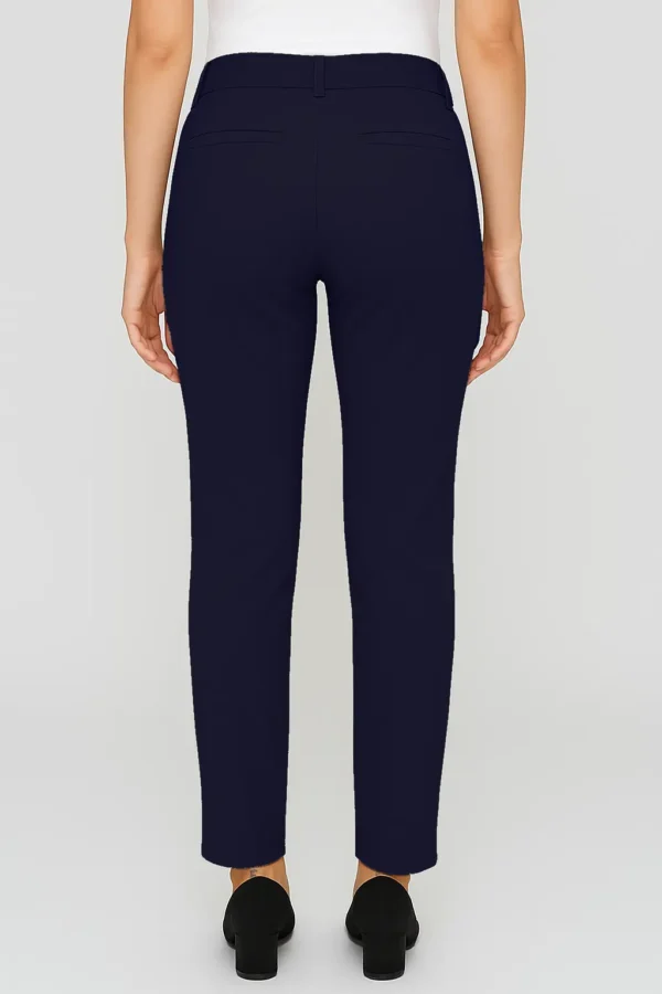 LUXE CROSS WAIST PANTS BLUE - Image 2